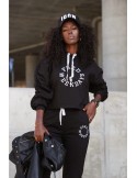 Women\'s black tracksuit set FI674 - Online store - Boutique